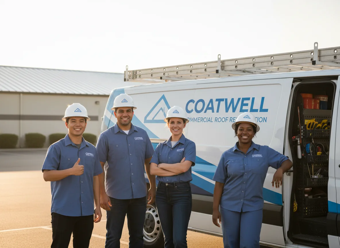 Commercial roof coating company in Paradise, KS